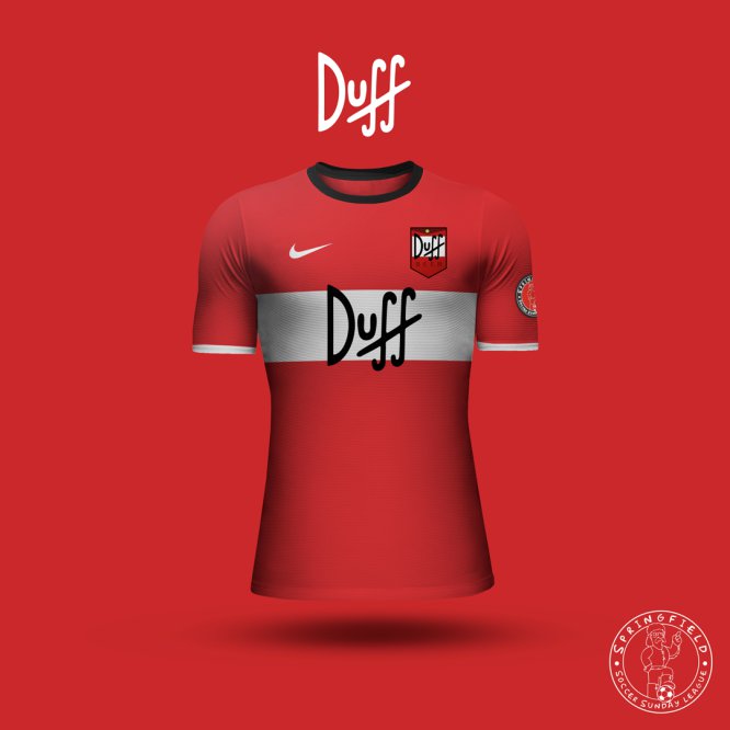Así lucirían los uniformes de futbol de Los Simpson Así lucirían los uniformes de futbol de Los Simpson