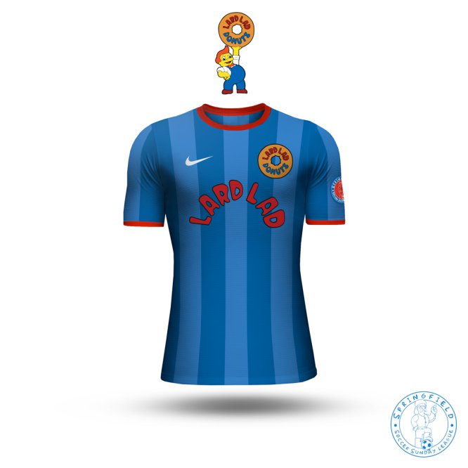 Así lucirían los uniformes de futbol de Los Simpson Así lucirían los uniformes de futbol de Los Simpson