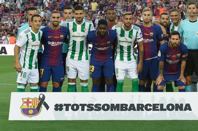 Barcelona vs Betis: #TotsSomBarcelona en el Estadio Camp Nou