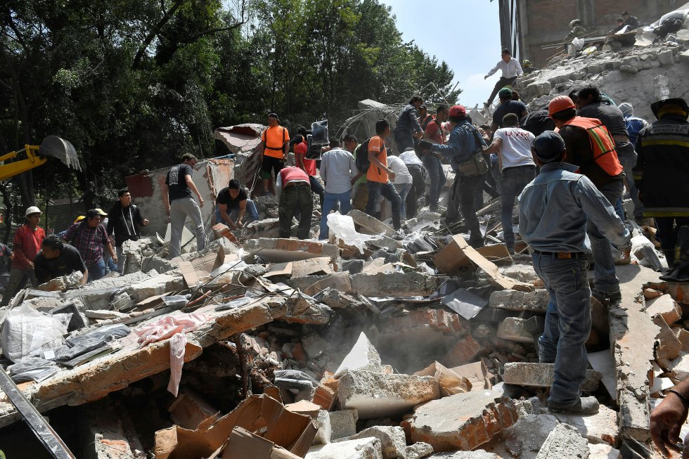 Imágenes Del Terremoto De Hoy: Fotos: Ciudad de México colapsa ante sismo