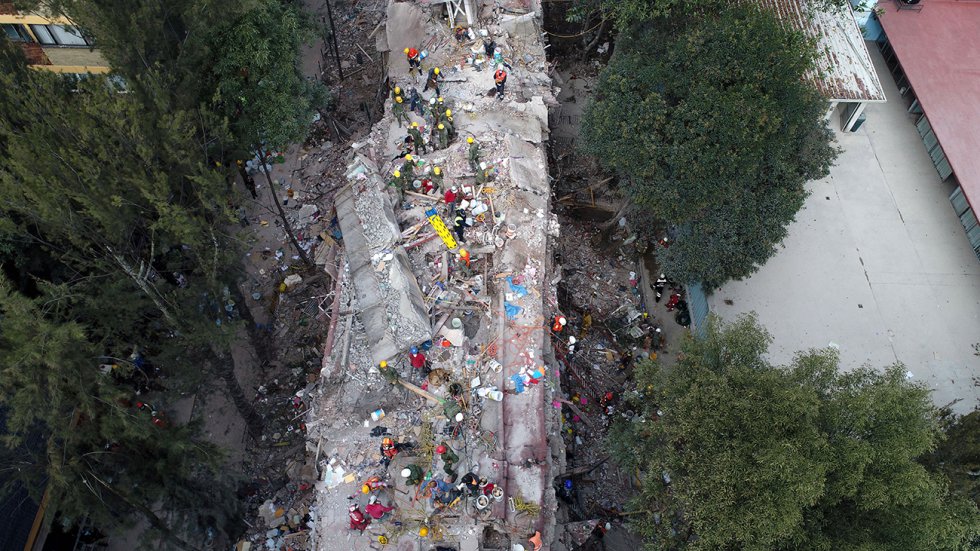Imágenes Del Terremoto De Hoy: Fotos: Ciudad de México colapsa ante sismo