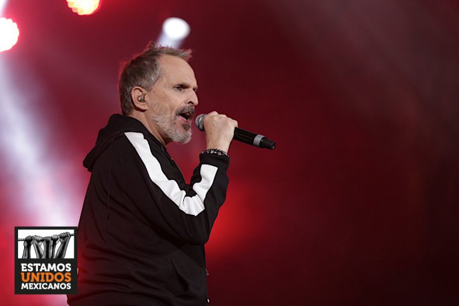 Miguel Bosé deleitó al público con "Nena", "Aire soy" y "Amante bandido"
