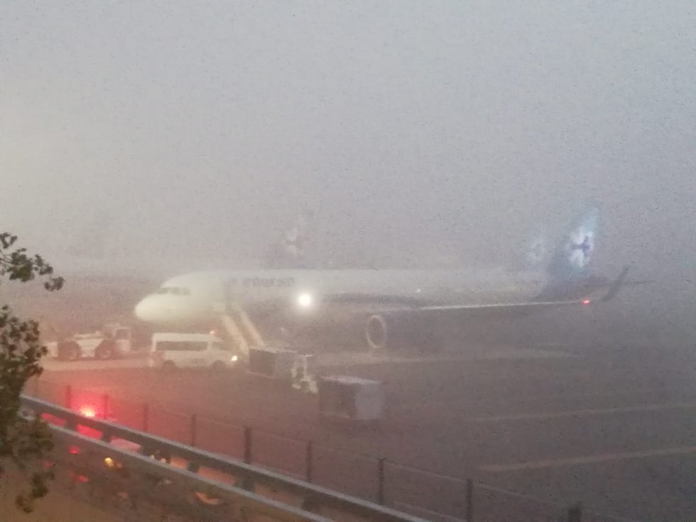 Cierran Aeropuerto por niebla