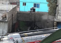Registran incendio en Iztapalapa