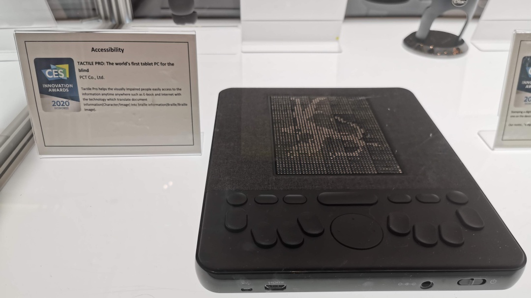 CES 2020: La primer tablet hecha para ciegos