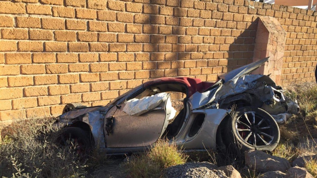 Jugador del San Luis sufre aparatoso choque