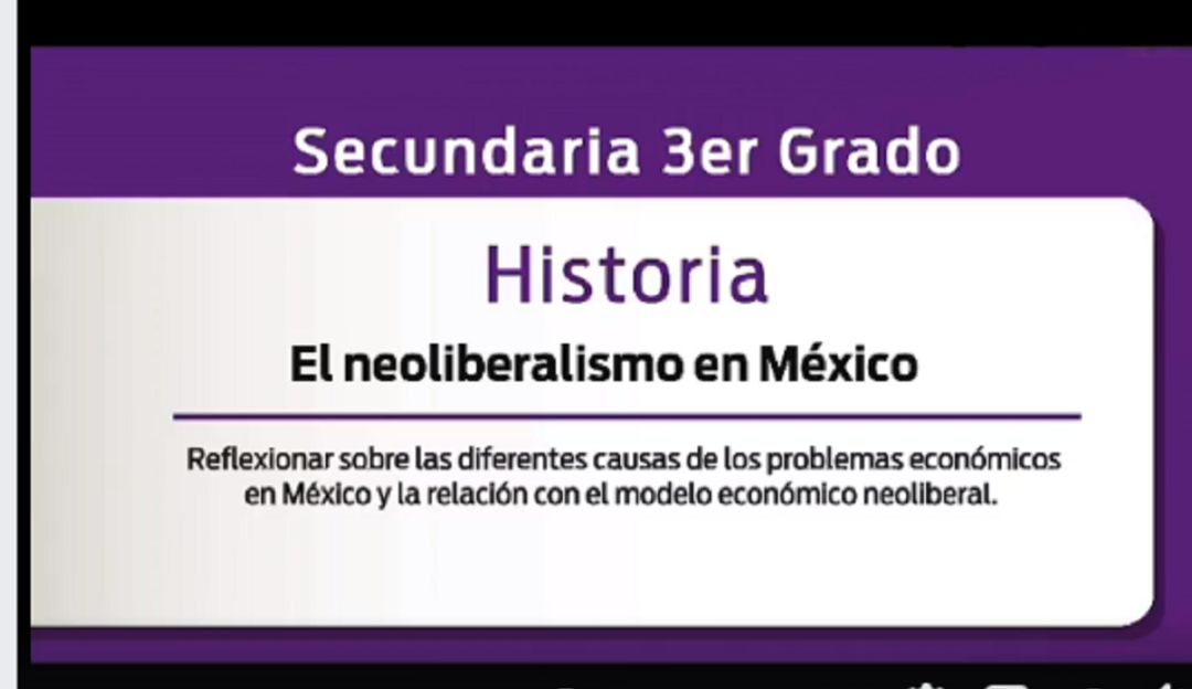 La clase de Neoliberalismo que tomaron los alumnos de tercero de secundaria  | Nacional | W Radio Mexico