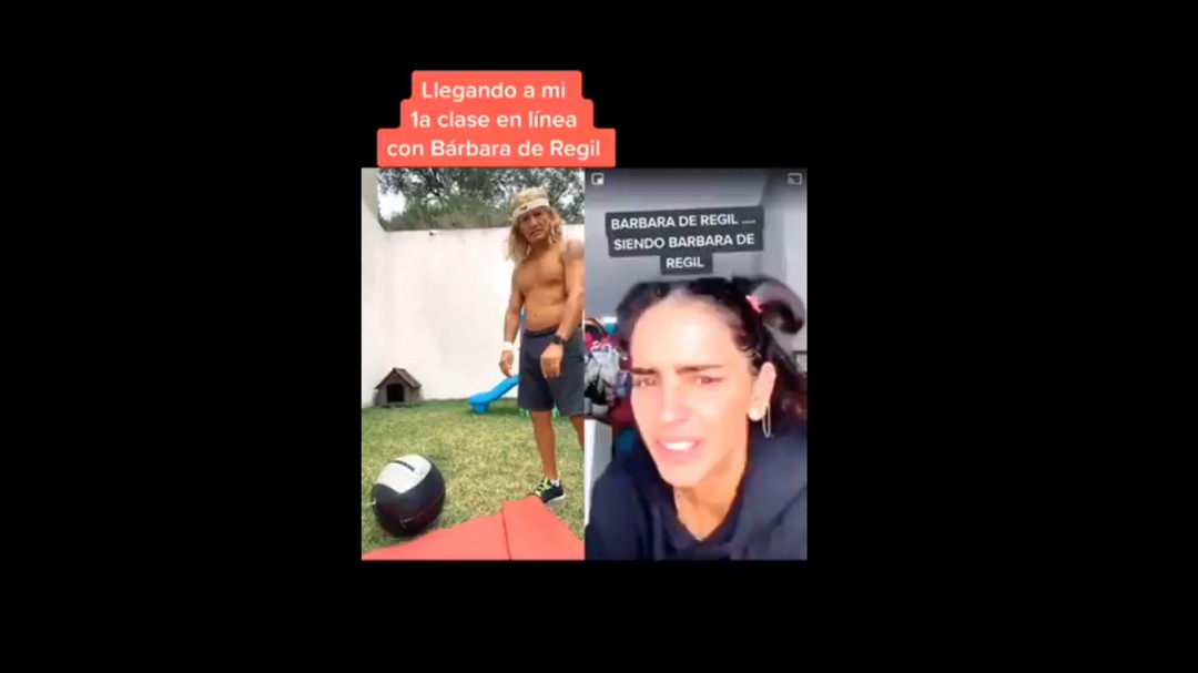 El Tik Tok del "Matador"Hernández donde le hace el feo Bárbara del Regil