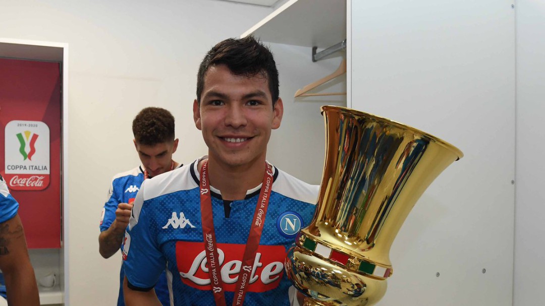 Hirving Lozano, primer mexicano en ganar un título en Italia