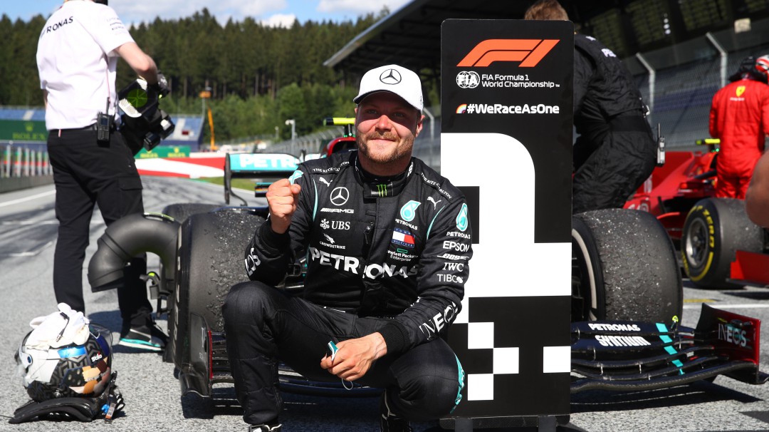 Valterri Bottas se llevó el Gran Premio de Austria