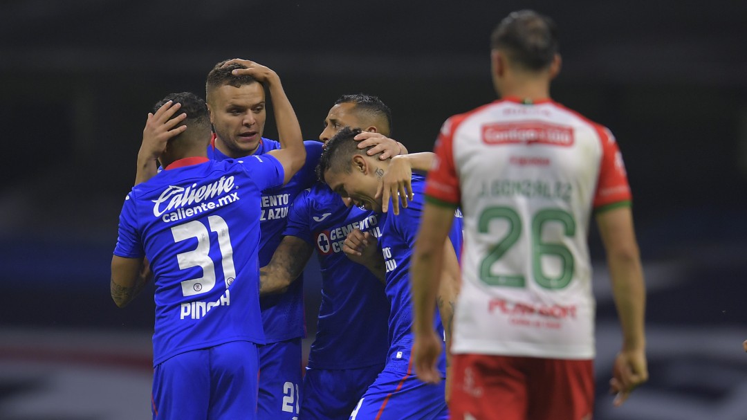 Los números del líder Cruz Azul