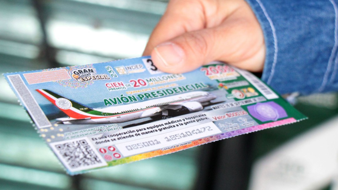 Se vende el 63.58% de cachitos para la "rifa del avión presidencial"