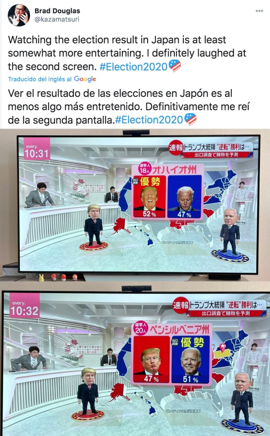 Elecciones De Eu Te Parecen Aburridas Tv Japonesa Lo Hace Con Diversion Sociedad W Radio Mexico