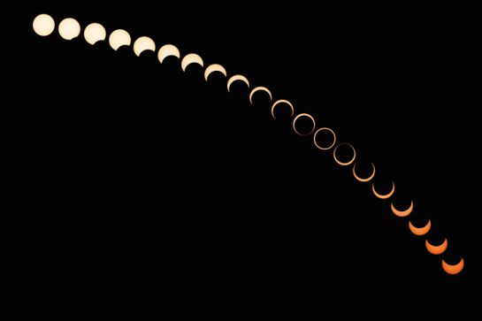 Se puede ver un eclipse solar total en varios países de América