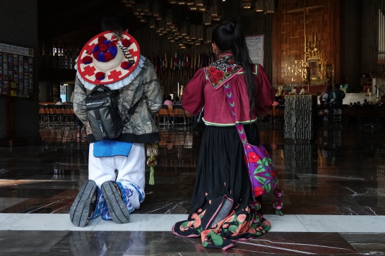 El 12 de diciembre se conmemora a la Virgen de Guadalupe y muchos peregrinos de diferentes partes del país se dan cita en la Basílica